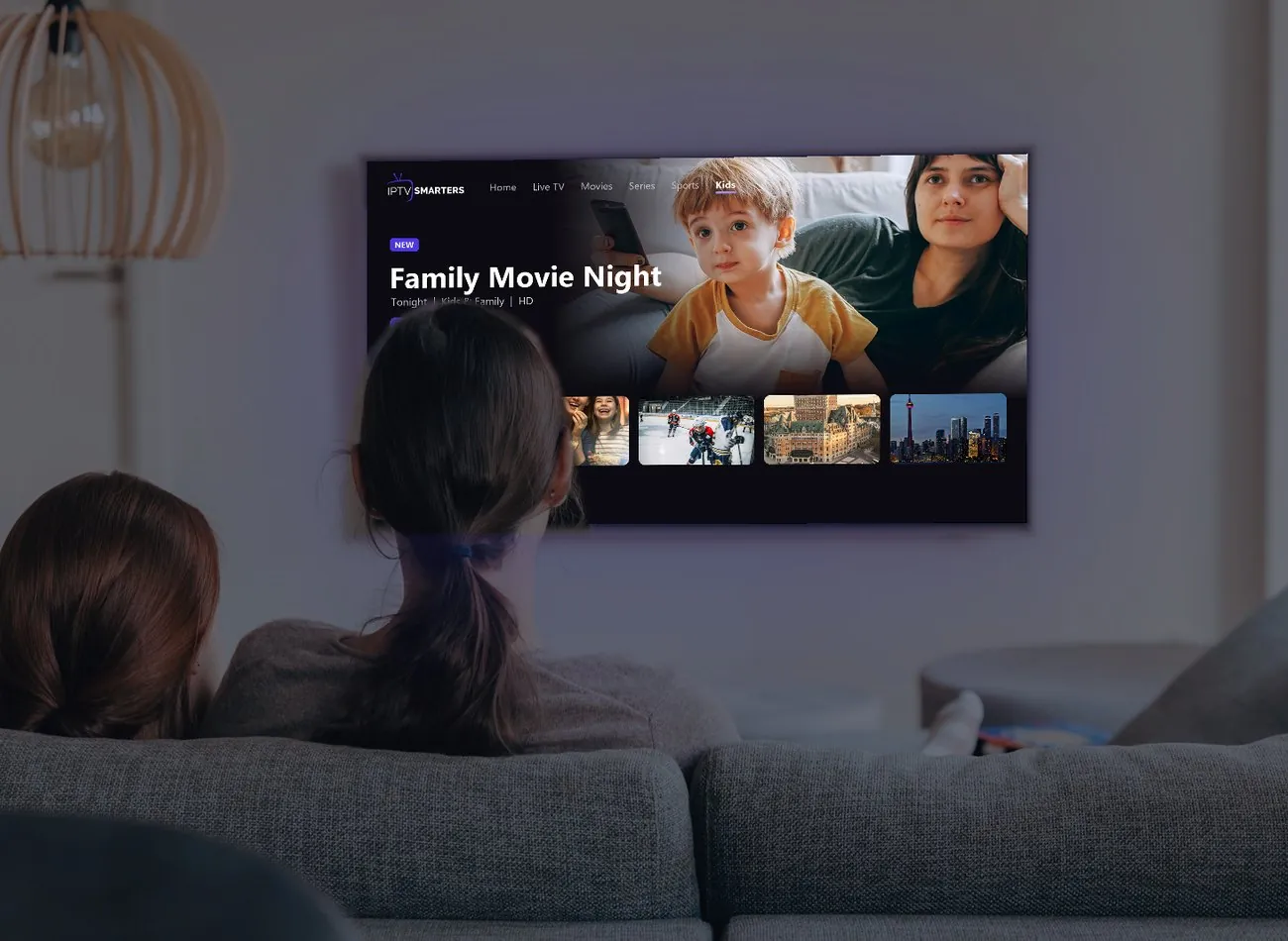 Essai gratuit IPTV au Québec sur un téléviseur
