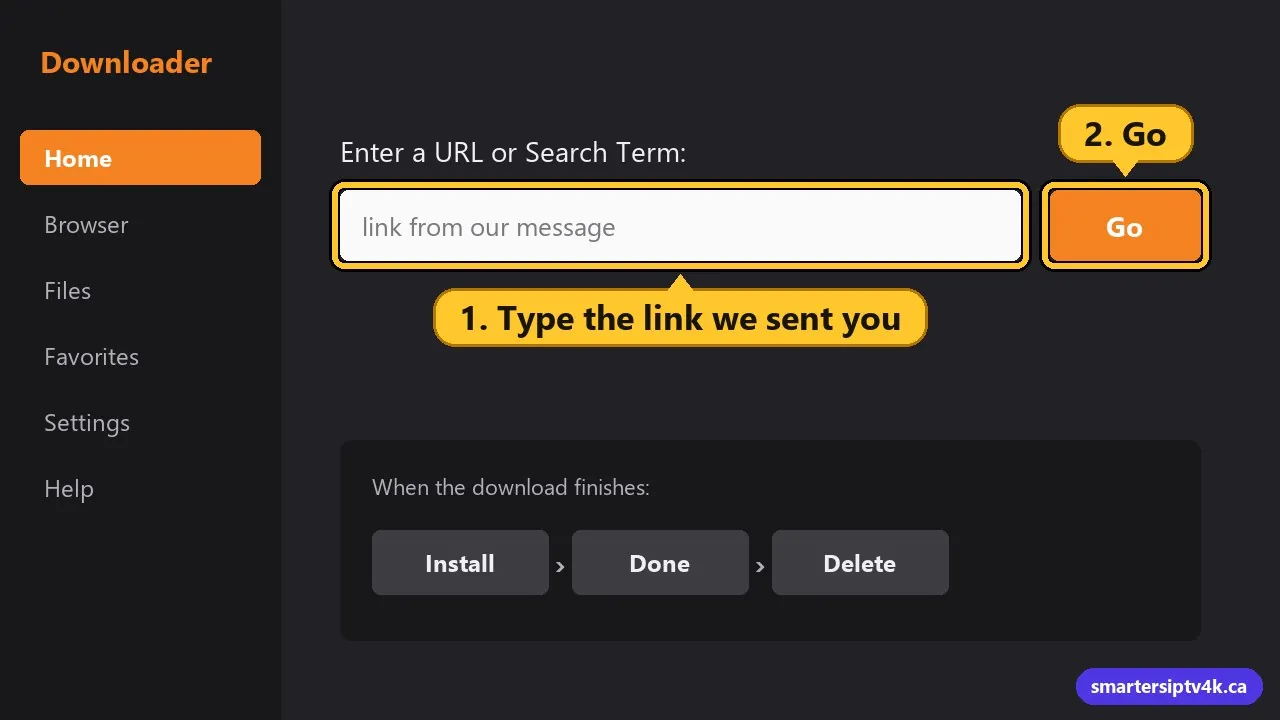 Step 3: Download and install IPTV Smarters Pro