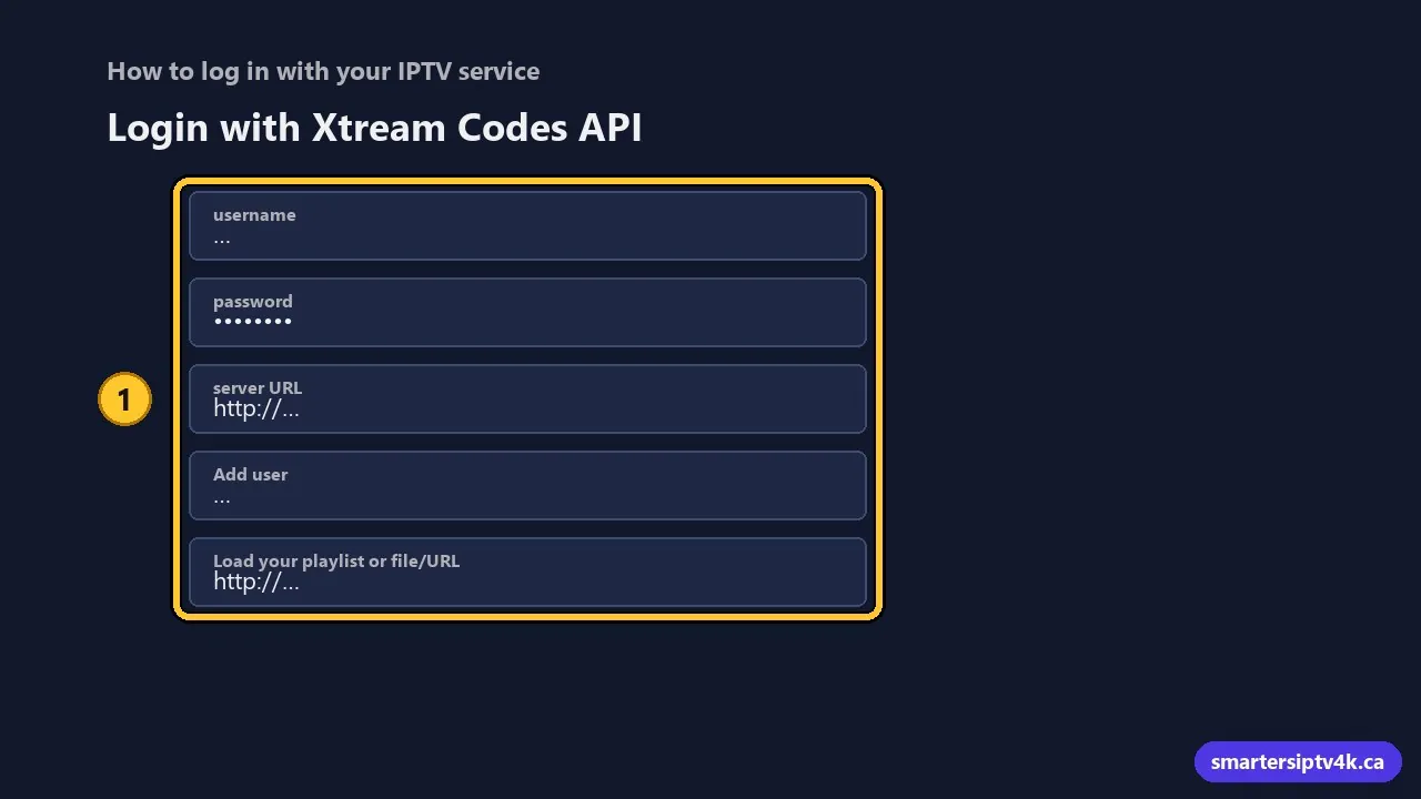 How to log in with your IPTV service