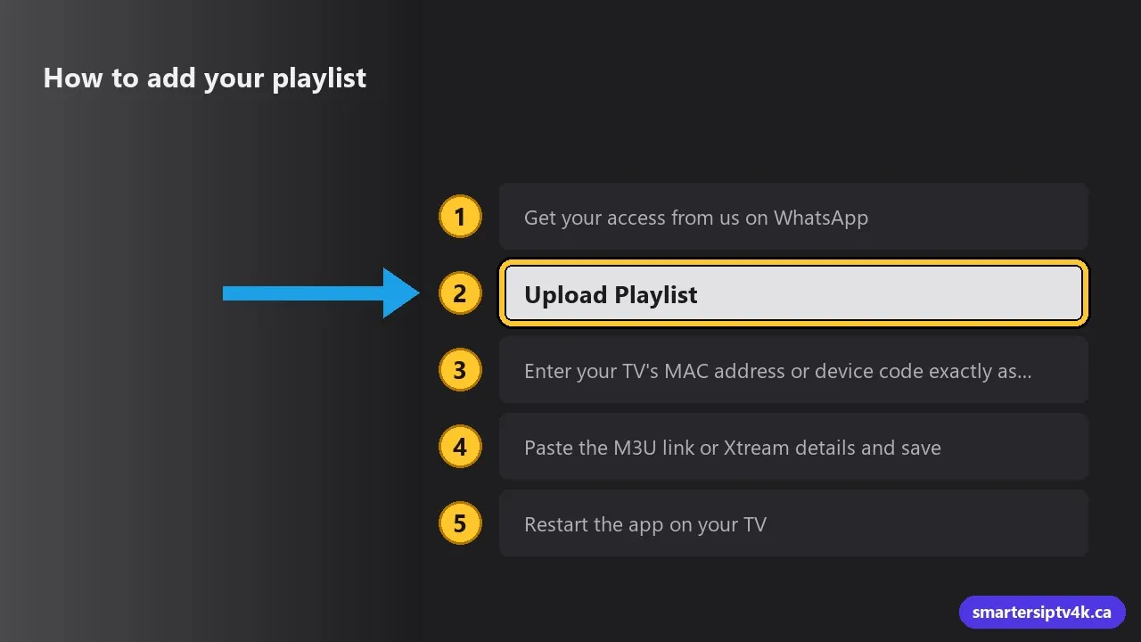 How to add your playlist
